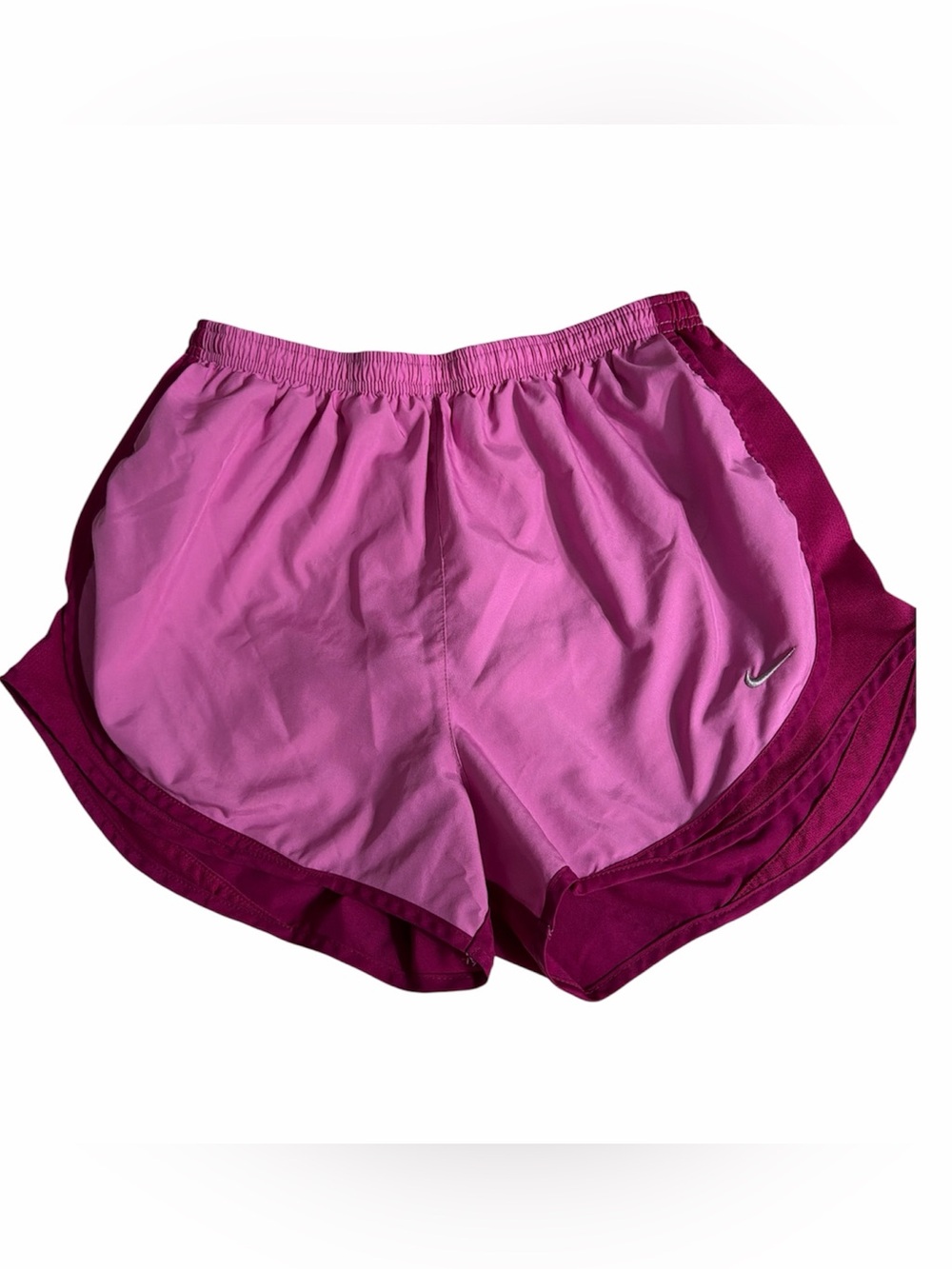 Nike Women's Two-Tone Pink Athletic Shorts